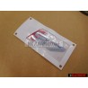 Original Audi S7 Rear Badge Emblem Chrome Red - 4G8853735 2ZZ
