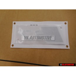 Original Audi S7 Rear Badge Emblem Chrome Red - 4G8853735 2ZZ