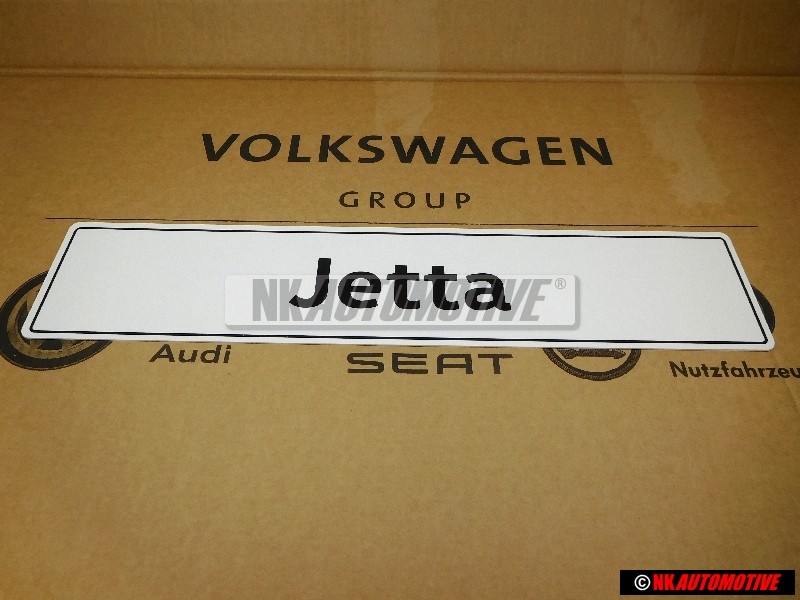 Original VW Jetta Number Plate (Self-Adhesive) - 5C6071801A