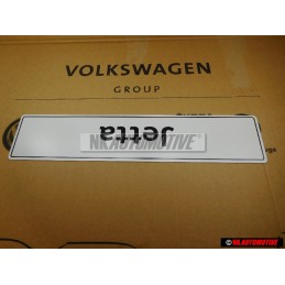 Original VW Jetta Number Plate (Self-Adhesive) - 5C6071801A
