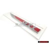 Original VW GTI Side Badge Emblem Chrome Red - 5G0853688ASJZQ