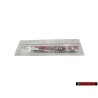 Original VW GTI Side Badge Emblem Chrome Red - 5G0853688ASJZQ