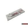 Original VW GTI Side Badge Emblem Chrome Red - 5G0853688ASJZQ