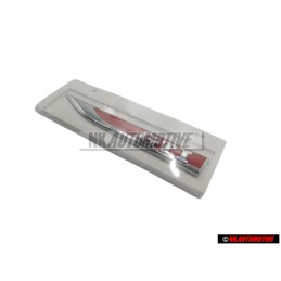 Original VW GTI Side Badge Emblem Chrome Red - 5G0853688ASJZQ