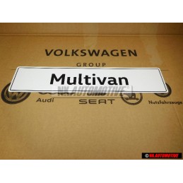 Original VW Multivan Number Plate (Self-Adhesive) - 7E5071801A