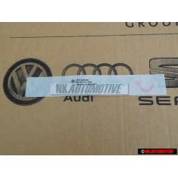 Original VW Film Lettering Silver - 1K0853431 1W4