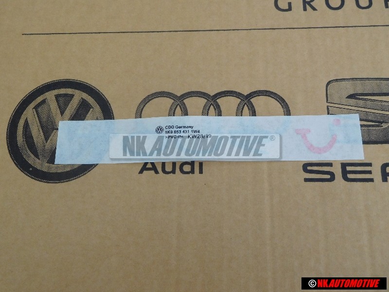Original VW Film Lettering Silver - 1K0853431 1W4