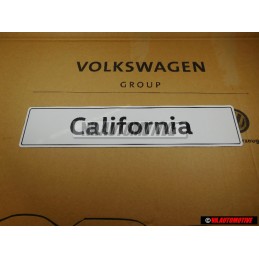 Original VW California Number Plate (Self-Adhesive) - 7H7071801A