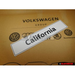 Original VW California Number Plate (Self-Adhesive) - 7H7071801A