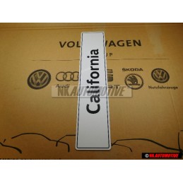 Original VW California Number Plate (Self-Adhesive) - 7H7071801A