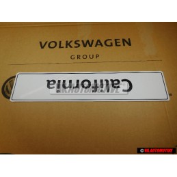 Original VW California Number Plate (Self-Adhesive) - 7H7071801A