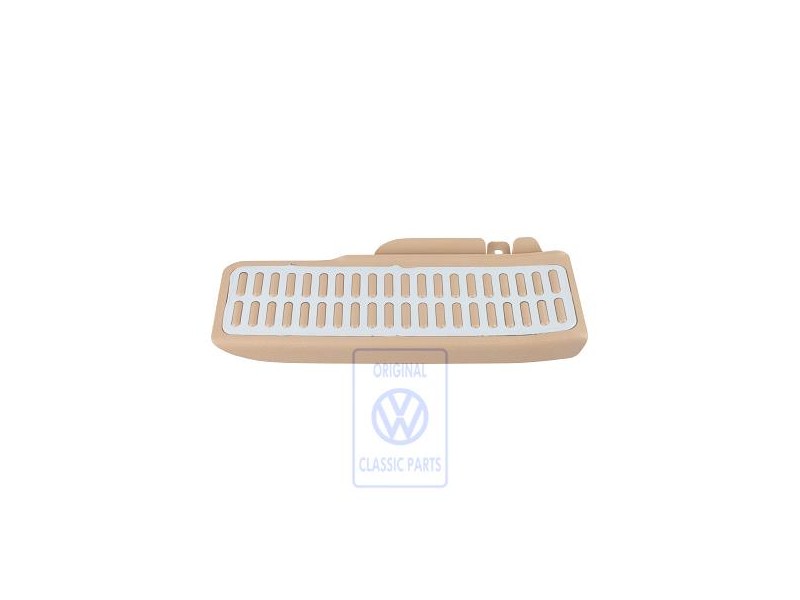 Original VW Base For Foot Support Pure Beige/Aluminium - 1K1864551 TKJ