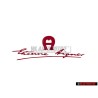 VW Classic Parts Etienne Aigner Decal Red - 155853687G L16
