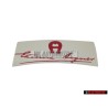 VW Classic Parts Etienne Aigner Decal Red - 155853687G L16