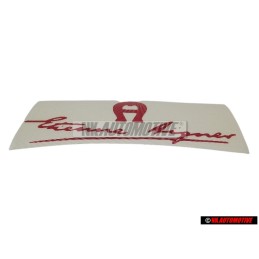 VW Classic Parts Etienne Aigner Decal Red - 155853687G L16