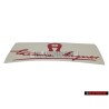 VW Classic Parts Etienne Aigner Decal Red - 155853687G L16