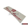 VW Classic Parts Etienne Aigner Decal Red - 155853687G L16