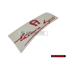 VW Classic Parts Etienne Aigner Decal Red - 155853687G L16