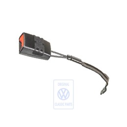 Original VW Belt Latch Satin Black/Fire Red - 1K3857756 QVZ