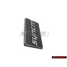 Original VW SYNCRO Side Badge Emblem Satin Black/Chrome Special - 191853688K GX2