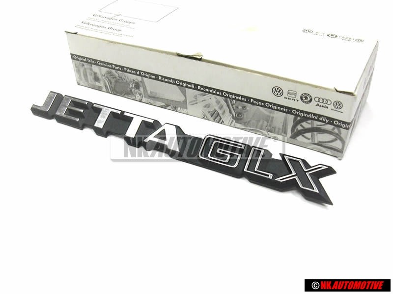 Original VW JETTA GLX Rear Trunk Boot Badge Emblem - 165853687E GX2