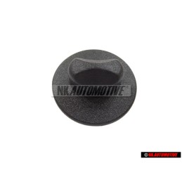 Original VW Knob For Floor Cover Satin Black - 3D0864851 B41