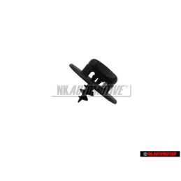 Original VW Knob For Floor Cover Satin Black - 3D0864851 B41