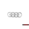Original Audi Rings Front Grill Badge Emblem Chrome - 8J0853605B 2ZZ