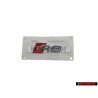 Original Audi R8 Side Badge Emblem Chrome Red - 4S0853736 2ZZ