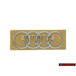 Original Audi Rings Rear Boot Badge Emblem Chrome - 8U0853742 2ZZ