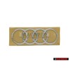 Original Audi Rings Rear Boot Badge Emblem Chrome - 8U0853742 2ZZ