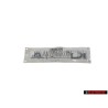 Original Audi 4.2 TDI Rear Boot Badge Emblem Chrome - 4H0853743A 2ZZ