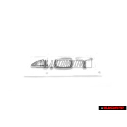 Original Audi 4.0T Rear Boot Badge Emblem Chrome - 4H0853743G 2ZZ