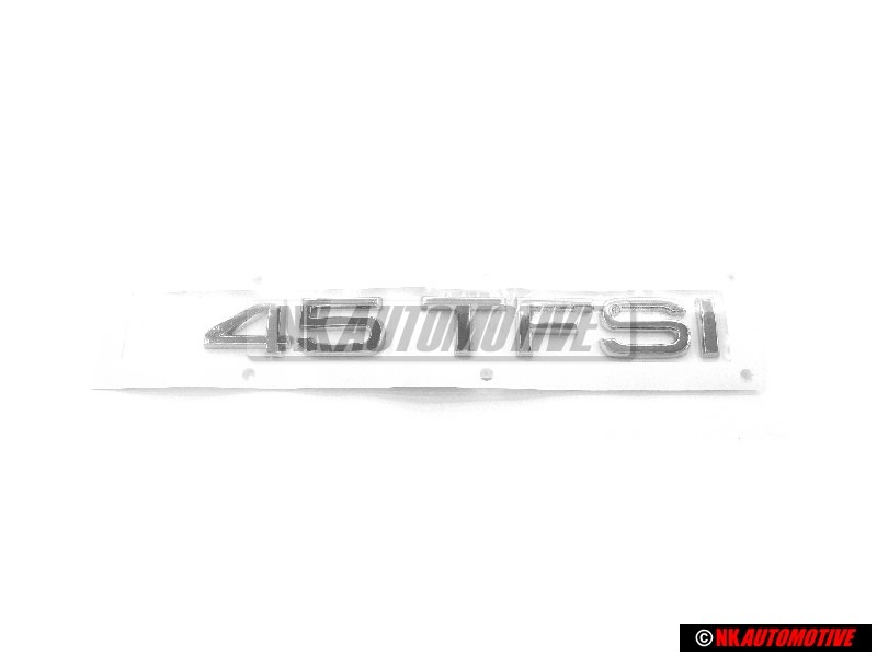 Original Audi 45 TFSI Rear Boot Badge Emblem Chrome - 4H0853744A 2ZZ