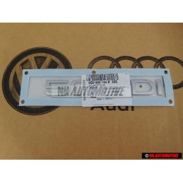 Original Audi 50 TDI Rear Boot Badge Emblem Chrome - 4G0853744E 2ZZ
