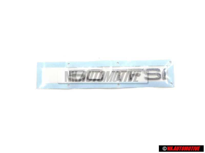 Original Audi 50 TFSI Rear Boot Badge Emblem Chrome - 4G0853744C 2ZZ