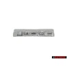 Original Audi HORCH Rear Boot Badge Emblem Chrome - 4N5853601 2ZZ