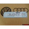 Original Audi 2.0 TDI Rear Boot Badge Emblem Chrome - 8P0853743G 2ZZ