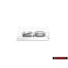 Original Audi 2.8 Rear Boot Badge Emblem Chrome - 4F0853743L 2ZZ