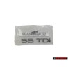 Original Audi 55 TDI Rear Boot Badge Emblem Chrome - 4G8853744A 2ZZ