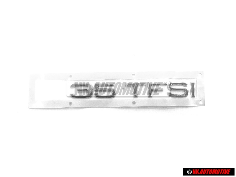 Original Audi 35 TFSI Rear Boot Badge Emblem Chrome - 8K0853744A 2ZZ
