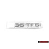 Original Audi 35 TFSI Rear Boot Badge Emblem Chrome - 8K0853744A 2ZZ