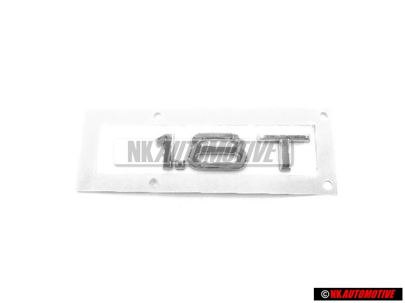 Original Audi 1.8T Rear Boot Badge Emblem Chrome - 8H0853743B 2ZZ