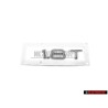 Original Audi 1.8T Rear Boot Badge Emblem Chrome - 8H0853743B 2ZZ