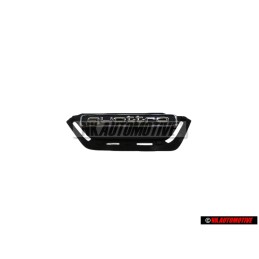 Original Audi QUATTRO Front Grill Badge Emblem Black Chrome - 4K0853736E 2ZZ