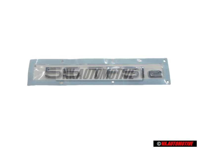 Original Audi 55 TFSI E Rear Boot Badge Emblem Chrome - 80A853744L 2ZZ