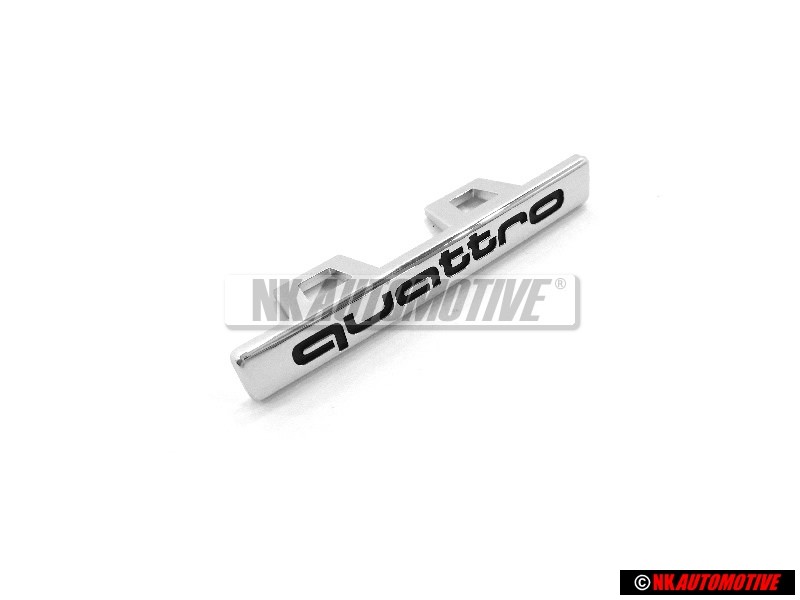 Original Audi QUATTRO Front Grill Badge Emblem Chrome - 8K9853736A 2ZZ
