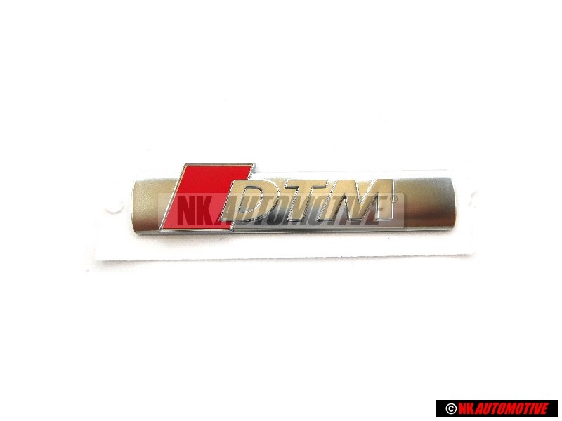 Original Audi DTM Side Badge Emblem Chrome Red - 8E0853601A