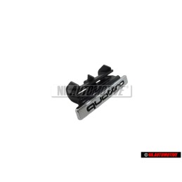 Original Audi QUATTRO Front Grill Badge Emblem Chrome - 8K0853736E 2ZZ