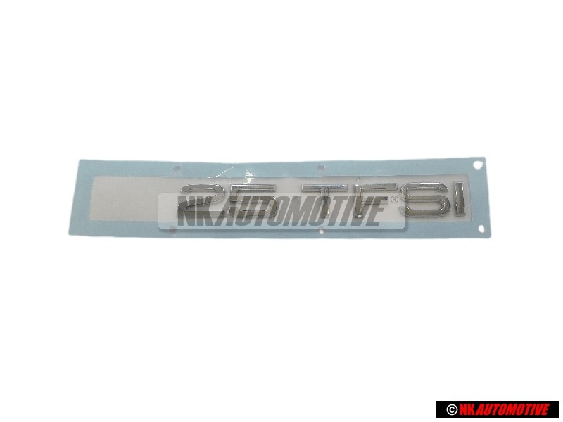 Original Audi 25 TFSI Rear Boot Badge Emblem Chrome - 8K0853744 2ZZ
